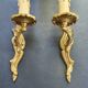 Pair of antique wall candle holders