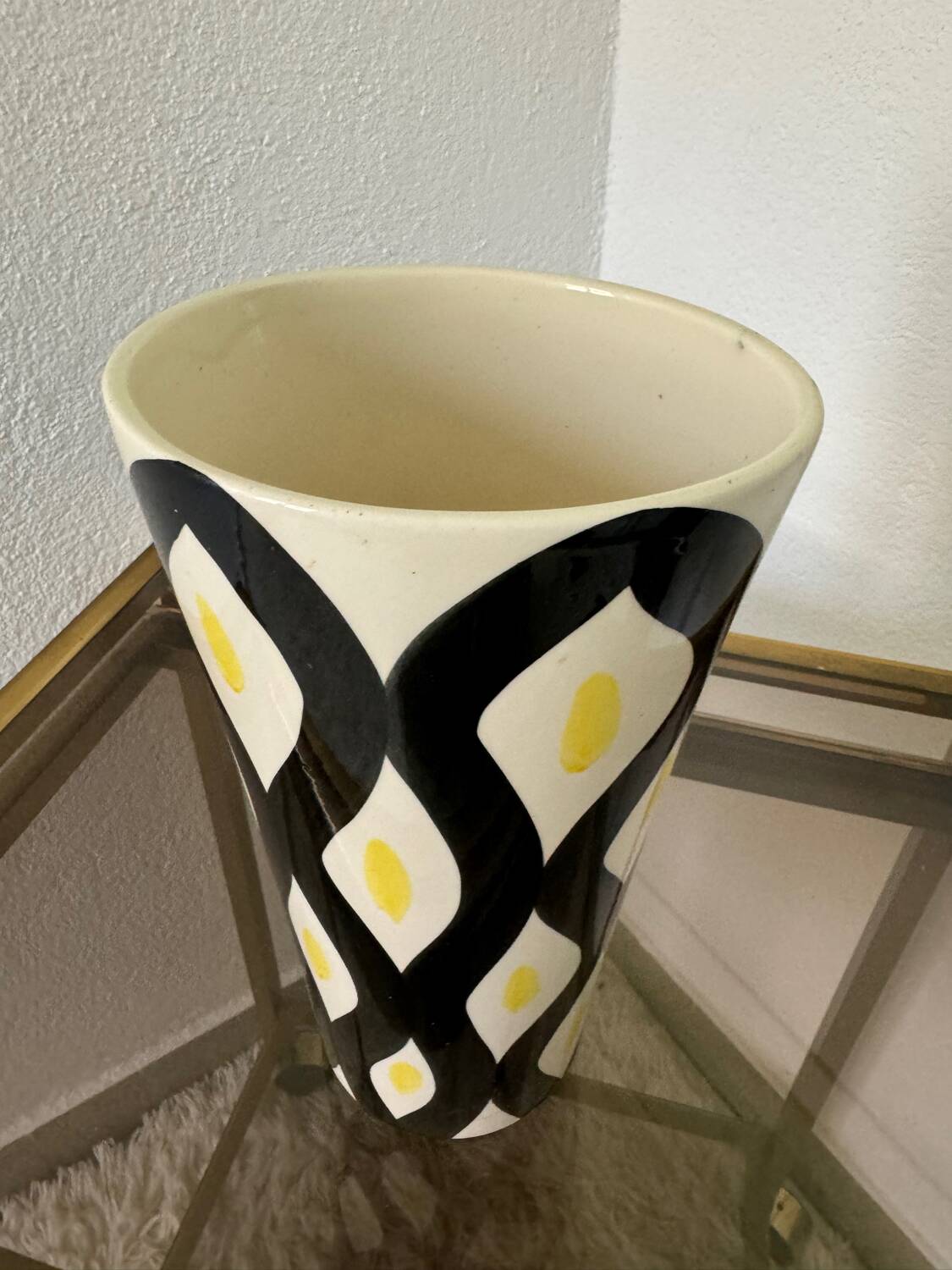 St Clément ceramic vase from the 50s