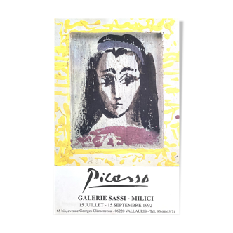 Affiche Picasso Galerie Sassi Milici 1992