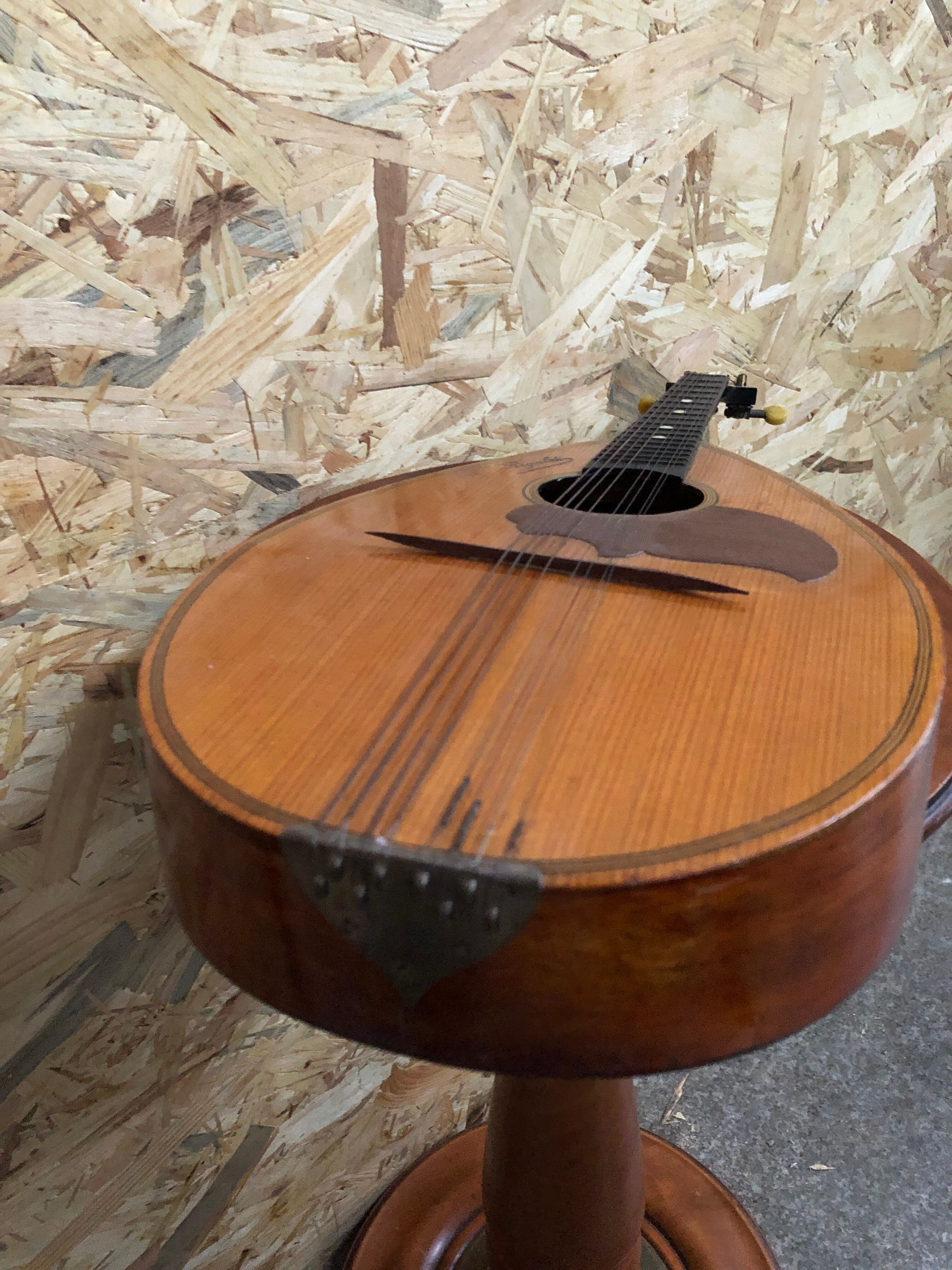 Ancienne mandoline rigaldi bois