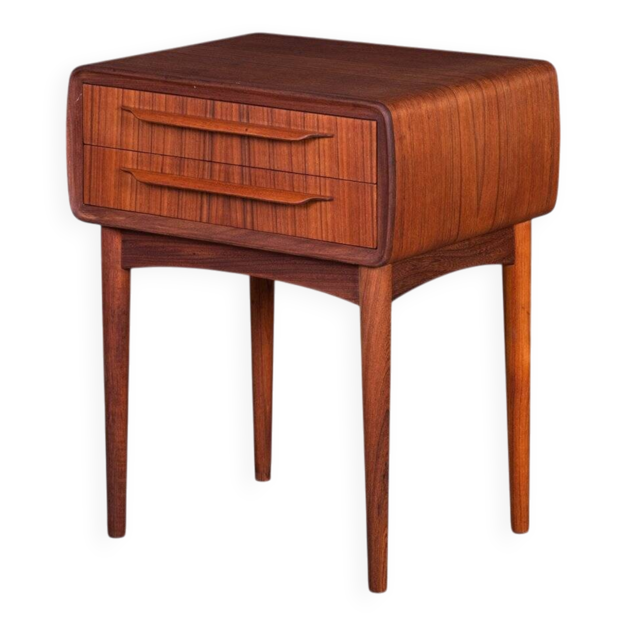 Teak Bedside Table by Johannes Andersen for CFC Silkeborg, 1960s