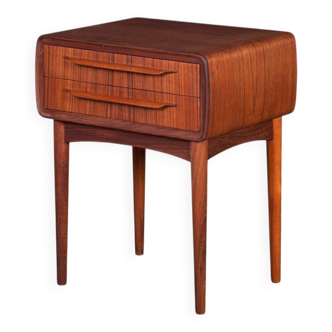 Teak Bedside Table by Johannes Andersen for CFC Silkeborg, 1960s