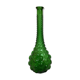 Green glass bottle bubble Italy