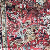 Vintage Persian Ghoum 108 X 164 CM hand made silk carpets