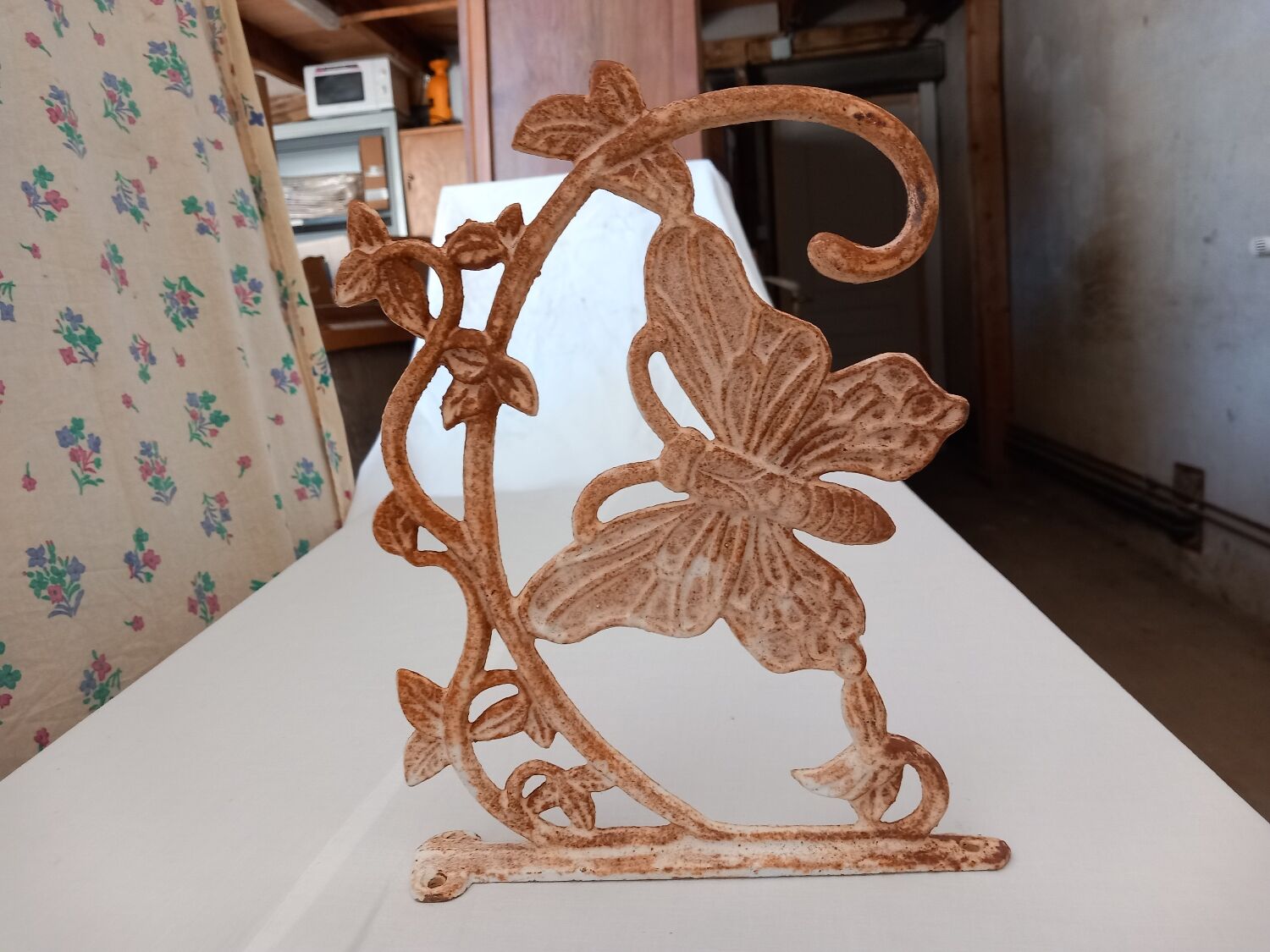 Lot de 3 jolies patères en fonte