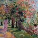Yvonne Cheffer Delouis: The Garden in Spring, original signed lithograph