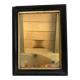 Old mirror black frame 30x23cm