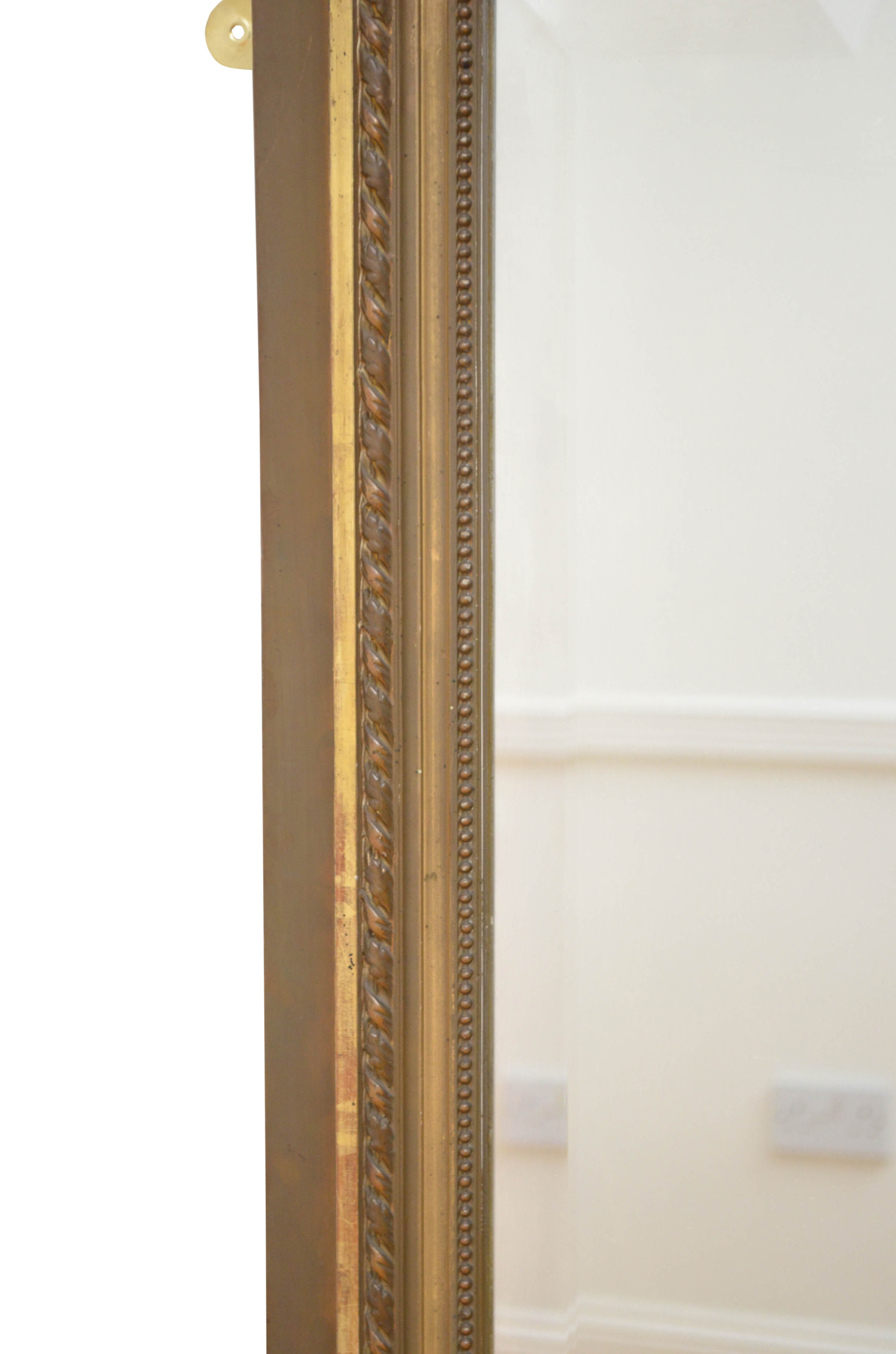 19th century trumeau mirror - 142x85cm