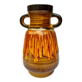 St Clément flamed ceramic vase