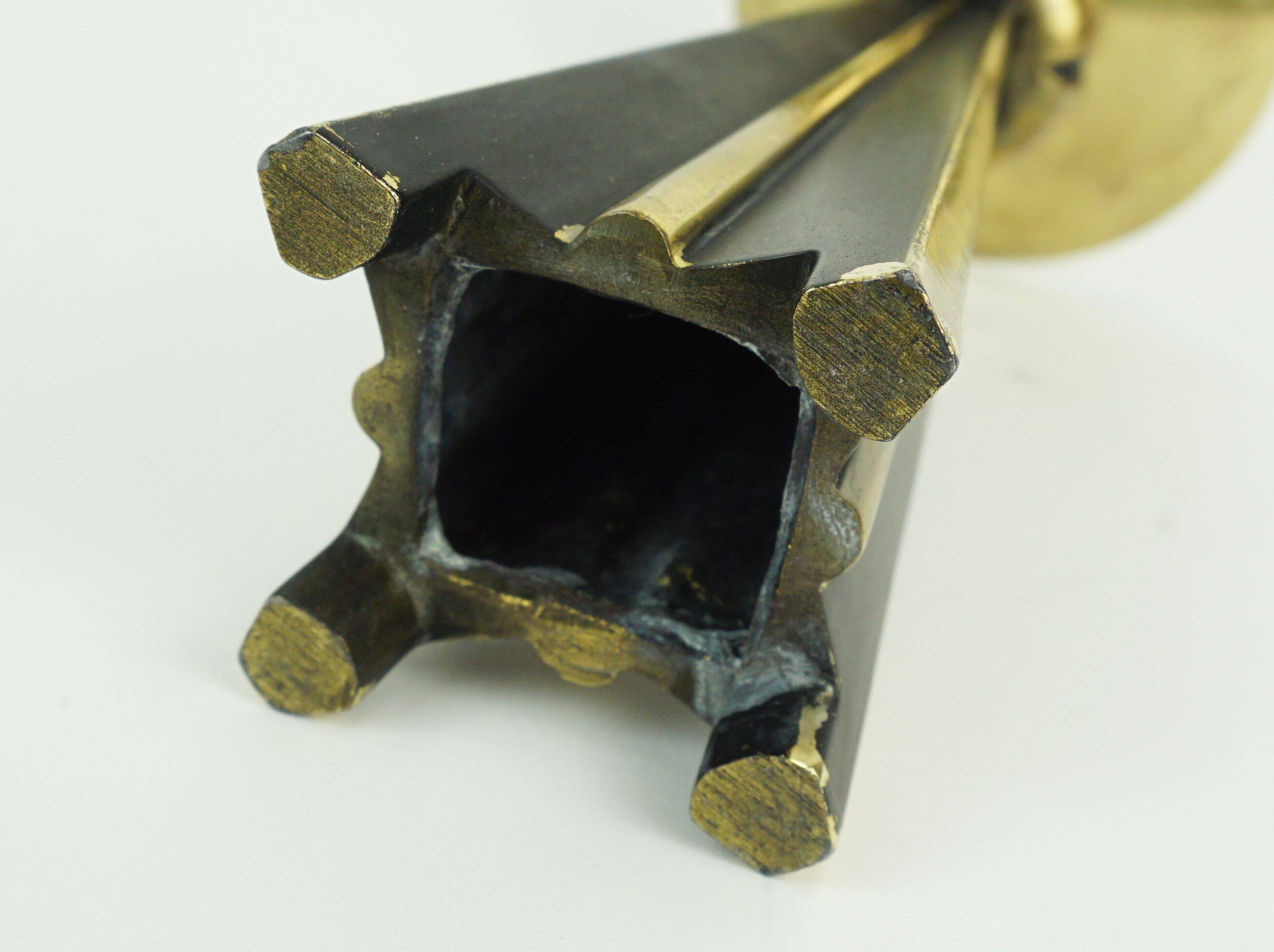 1950s mid century candle holder klaus ullrich faber & schumacher