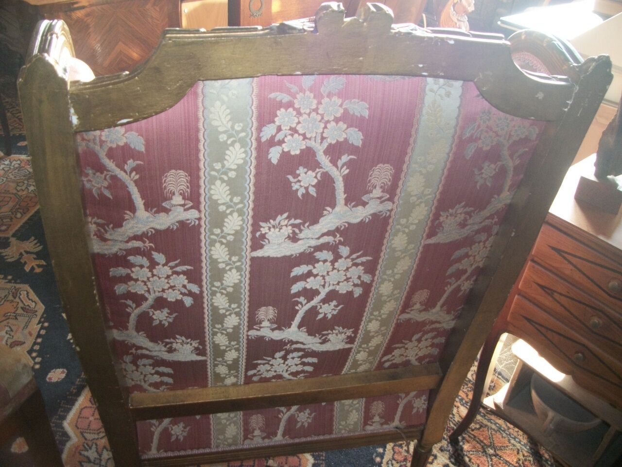 Pair of shepherdess armchairs