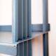 Painted metal industrial shelf Strafor - 20th century