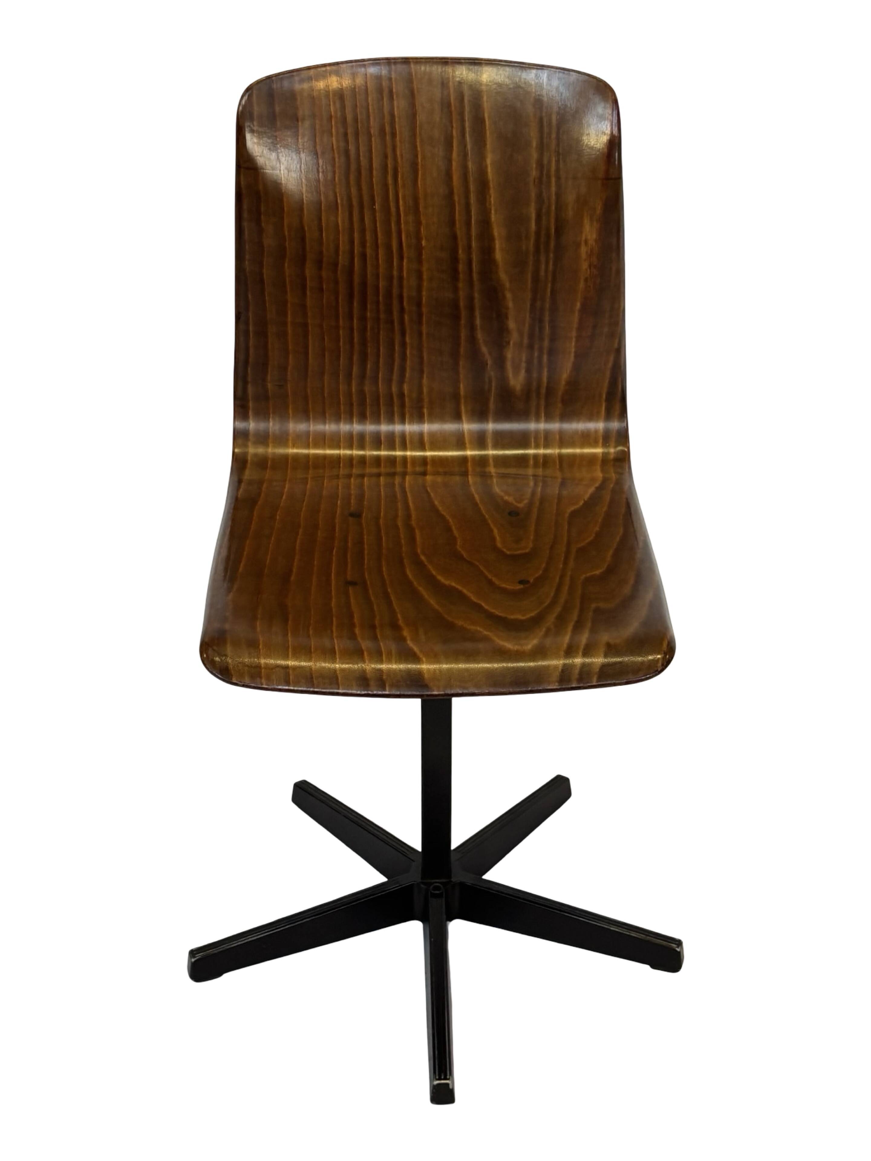 Vintage Galvanitas Pagholz school chair work chair dutch design