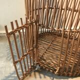 Rattan bird cage