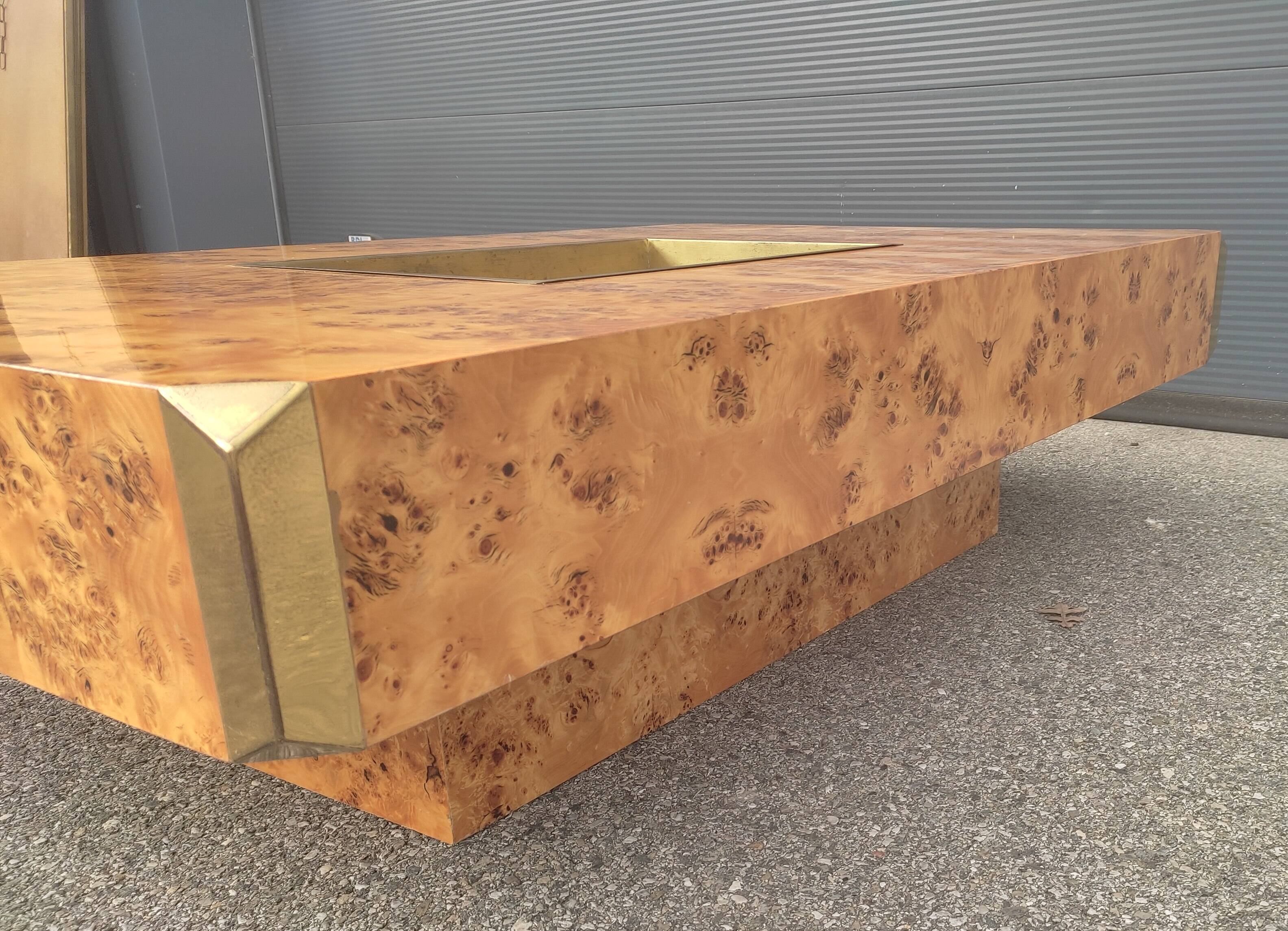 Willy Rizzo coffee table Alvéo model