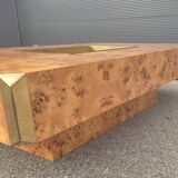 Table basse Willy Rizzo modèle Alvéo
