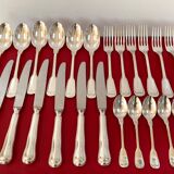 Ménagère Ercuis complete 6*4 silver metal cutlery