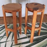 Wooden bar stools