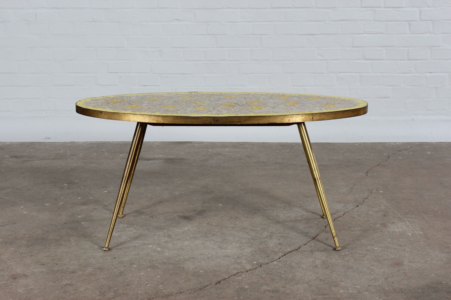 Deutscher 1950er Mosaiktisch Coffee table Vintage design MCM