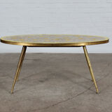 Deutscher 1950er Mosaiktisch Coffee table Vintage design MCM