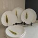 Set of 6 plates and 2 dishes.