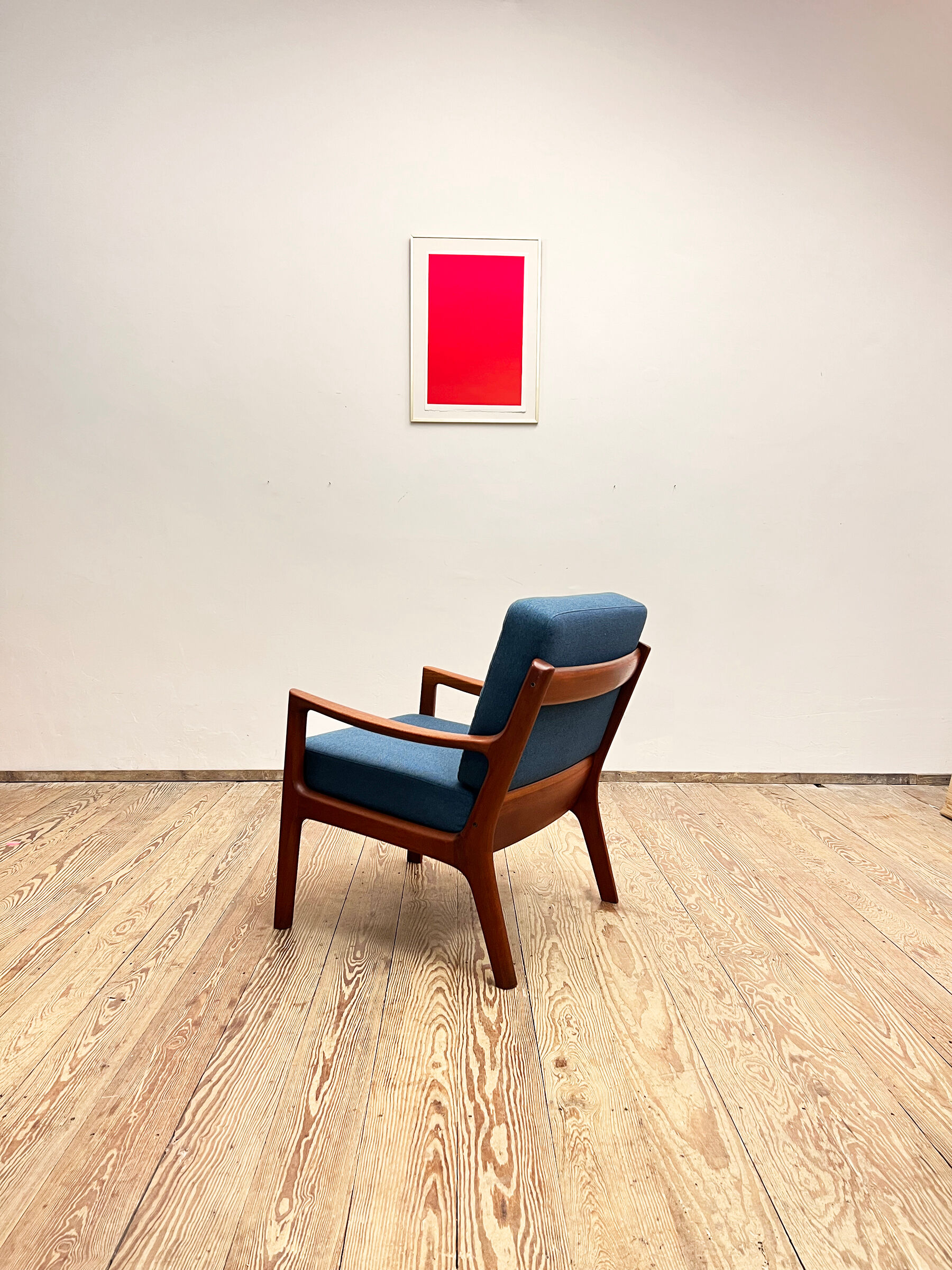 Teak armchair by Ole Wanscher for France & Son, Mid Century Modern Danish Design, 1950er