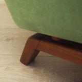 Fauteuil vert, design danois, années 1970, production : Danemark