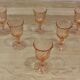 Set of 6 Luminarc Rosaline liqueur/port glasses