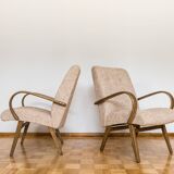 Paire de fauteuils Type 53 par J. Šmidek, TONm 1960