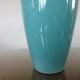 Turquoise cracked ceramic "amphora" lamp, numbered 50 60s