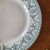 Old Earthenware Plate Moulin des Loups & Hamage Wilbur Model