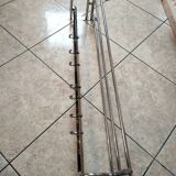 art deco coat rack in chrome metal