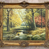 Oil on canvas: reproduction by Robert Wood