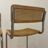 Tabourets de Bar Cesca par Marcel Breuer.