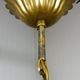 Glass flower hanging lamp 1950-60’s