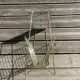 Metal wire and perforated sheet magazine rack