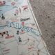Carte scolaire vintage mdi France Normandie Bassin Parisien.