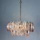 JT Kalmar chandelier, cut glass, 2 levels, Austria, 1970s