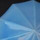 Blue glass diamond globe