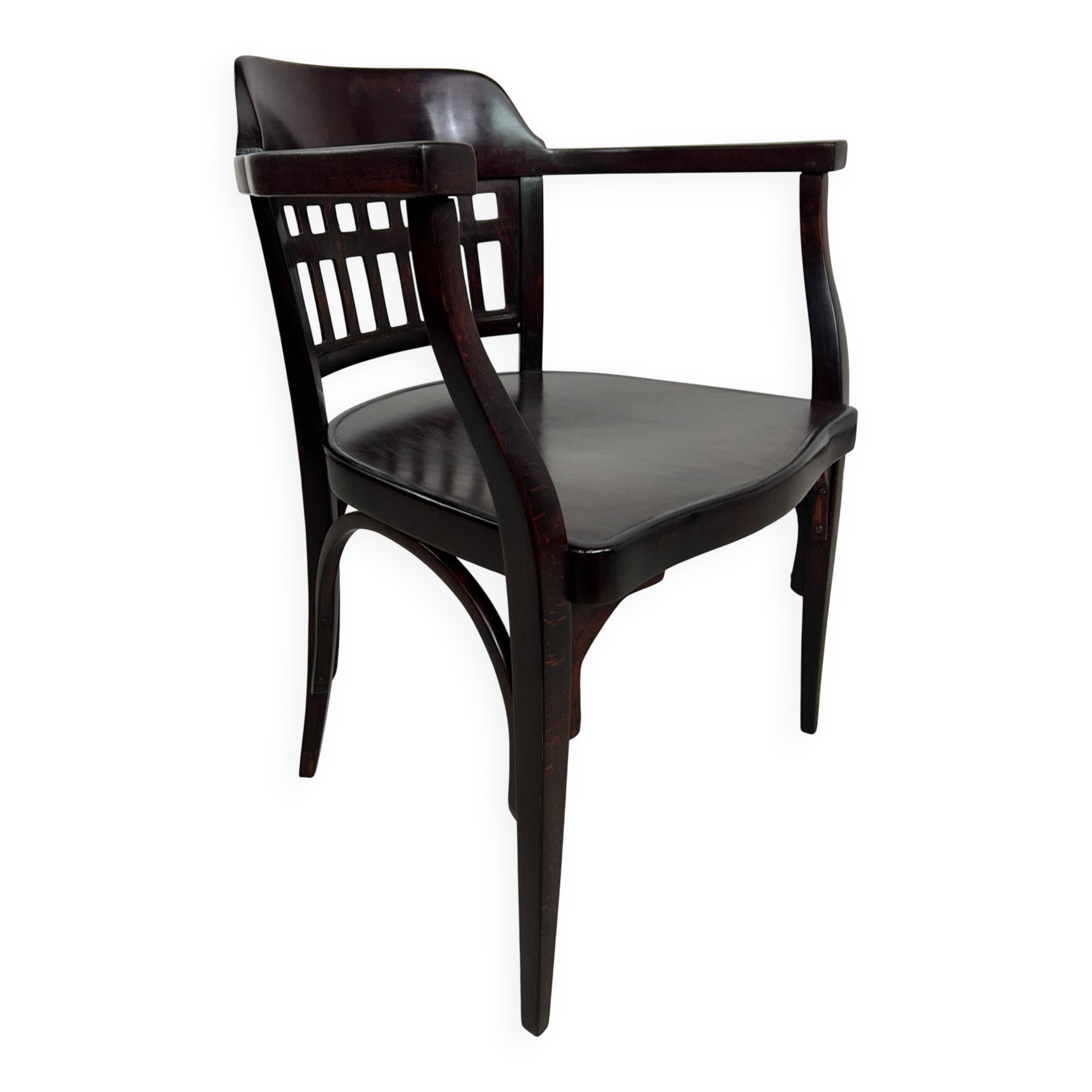 Secession office chair no. 714 by Otto Wagner for J&J Kohn