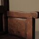 Banc de montagne en bois massif, Art populaire, Catalogne, XIXᵉ siècle