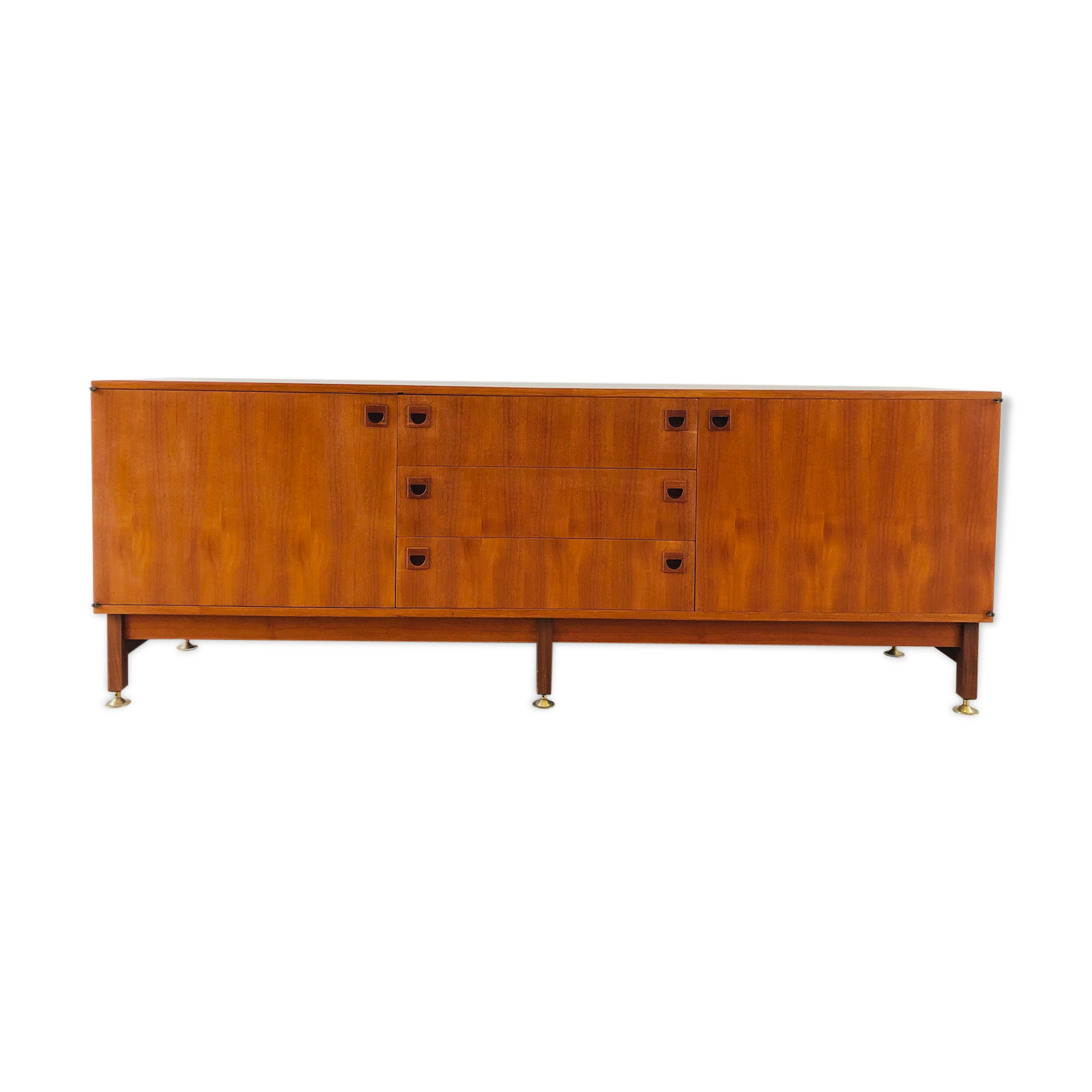 Teak enfilade by André Monpoix 1960