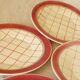 6 assiettes a dessert porcelaine opaque de gien modele michel art deco