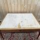 Flat desk – Louis XVI style – Stained beech – To be reupholstered
