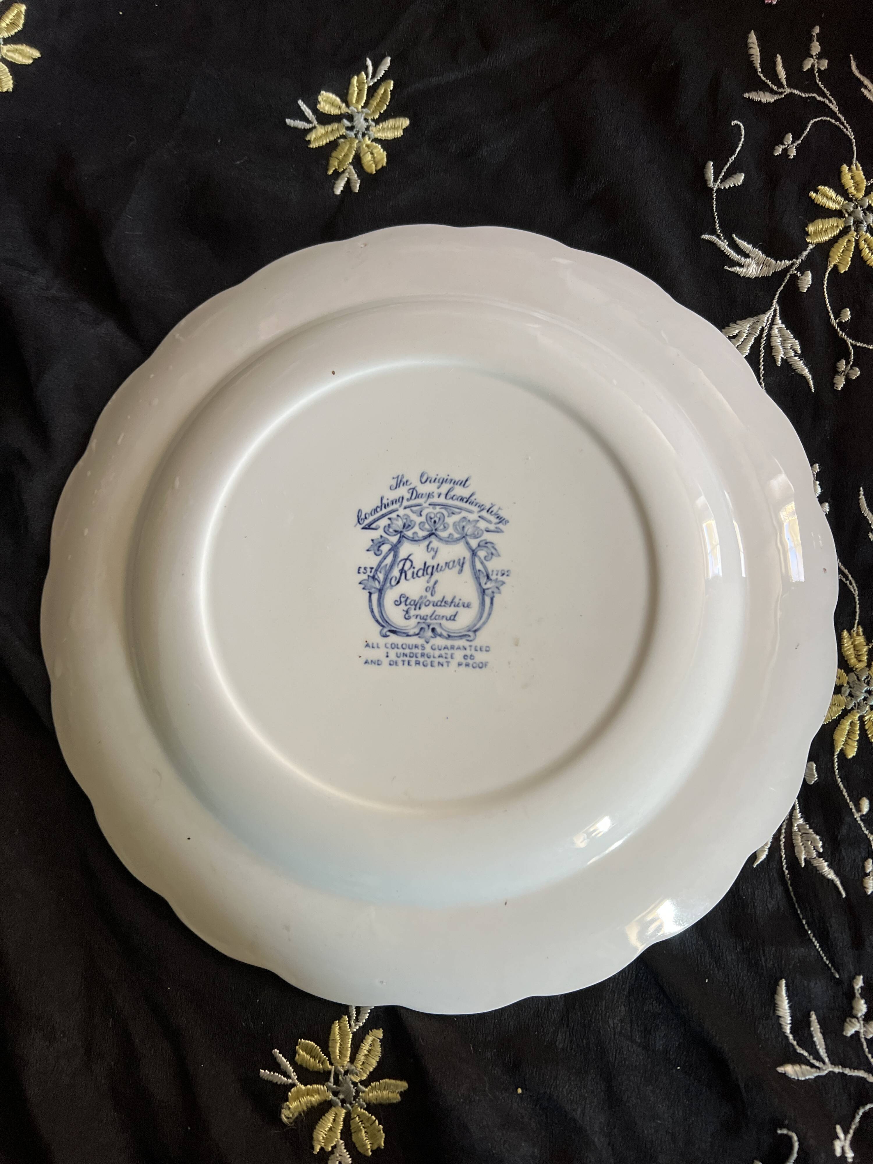 English plate