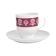 Tasse et soucoupe, style Wien, Melitta, Allemagne, années 1970.