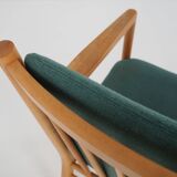 Beech armchair, Danish design, 1970s, designer: Erik Ole Jørgensen, manufacture: Tarm Stole & Møbelf