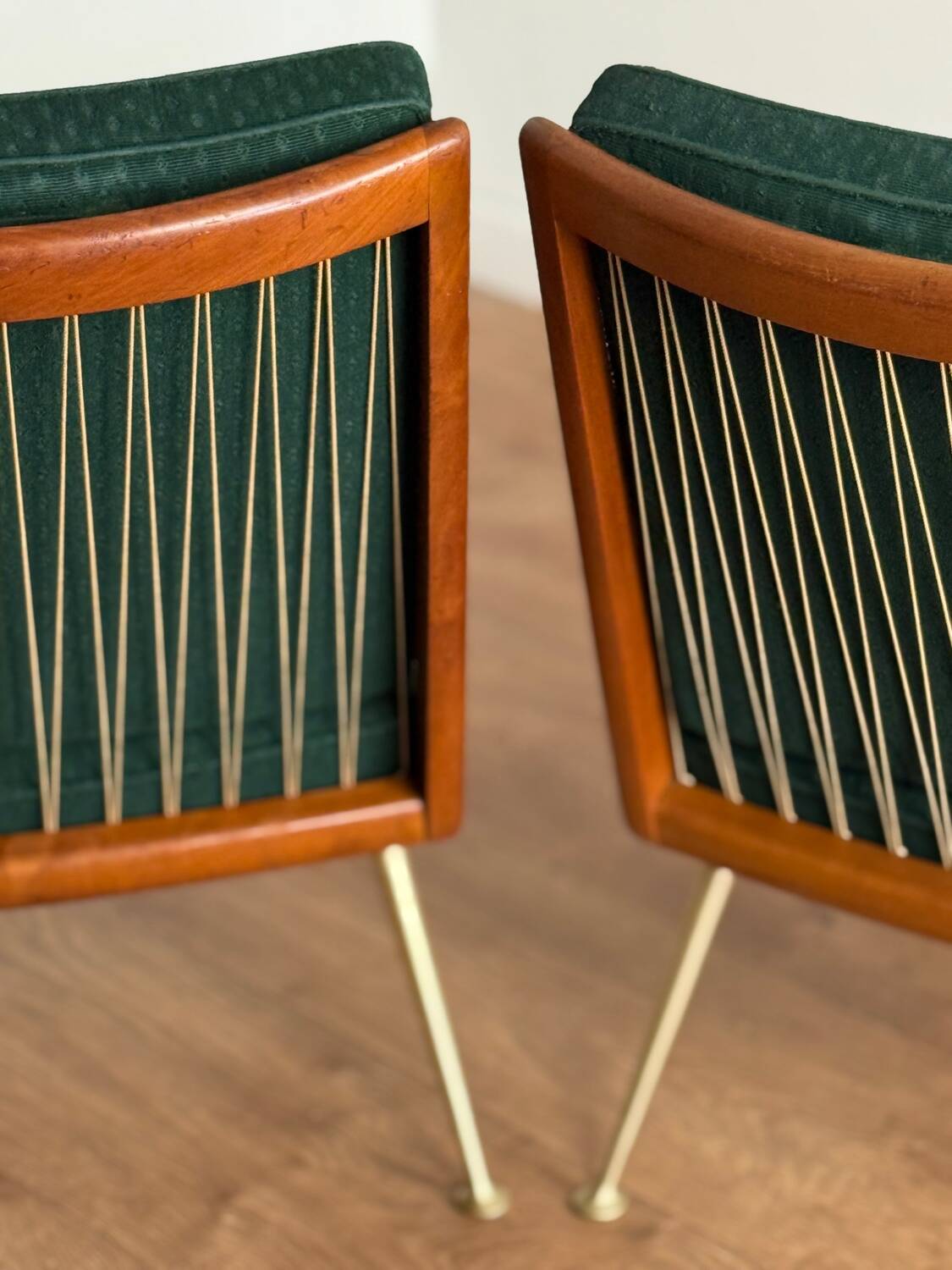 Pair of “Early Boomerang” armchairs attributed to Hans Mitzlaff & Eugen