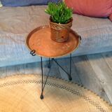 Table d'appoint plateau marocain