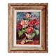 Peinture tableau ancien bouquet